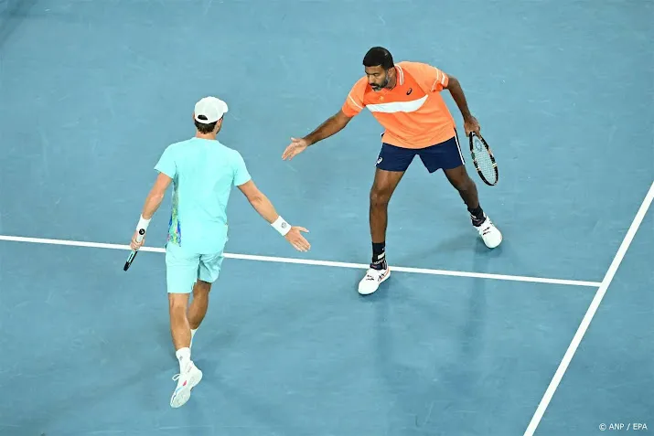 tennisser bopanna 43 verovert met ebden eerste grandslamtitel