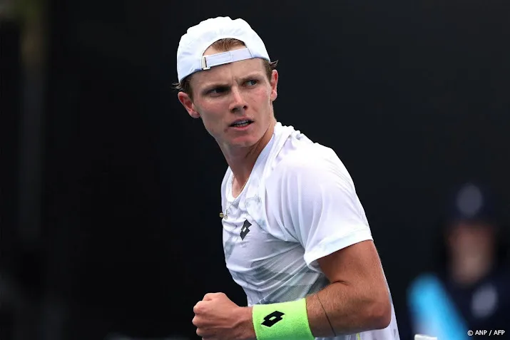 tennisser de jong ziet zege op australian open als doorbraak