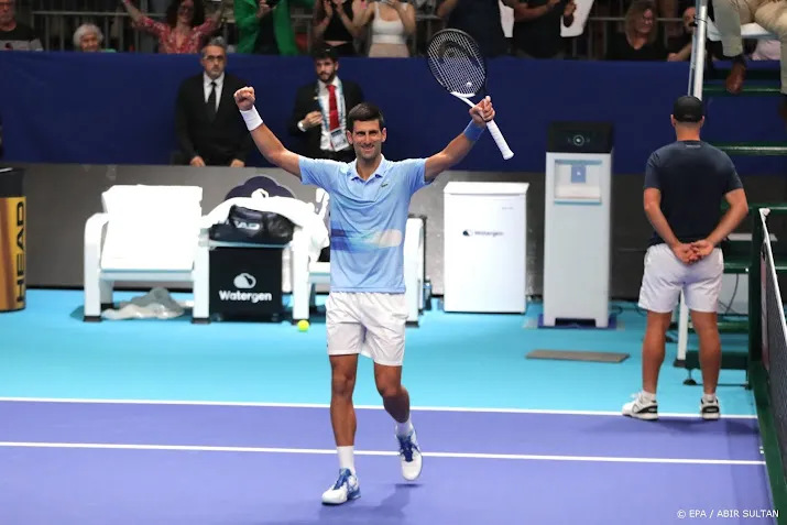 tennisser djokovic wint toernooi van astana