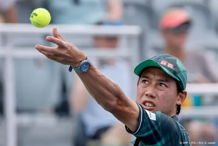 tennisser nishikori verliest bij rentree in miami