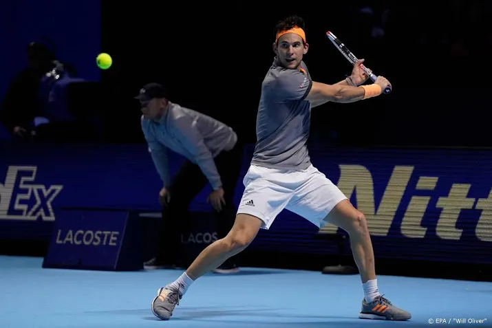tennisser thiem naar finale op atp finals