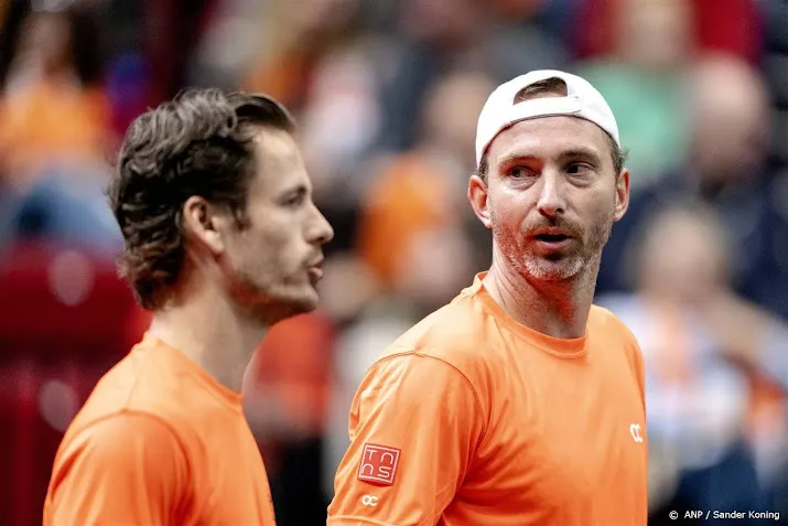 tennissers plaatsen zich voor daviscup finals na winst dubbelspel