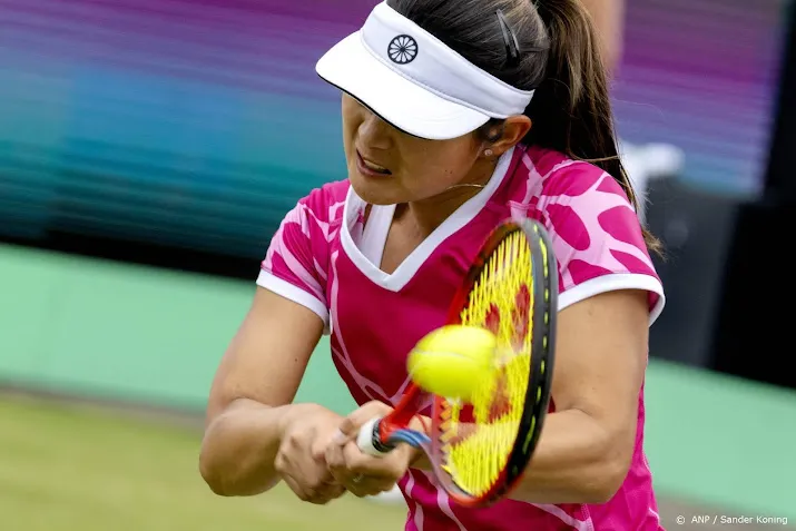tennisster hartono gelijk uitgeschakeld op wta toernooi chennai