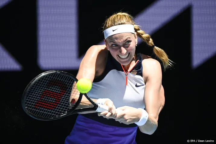 tennisster kvitova pakt met overmacht titel in doha