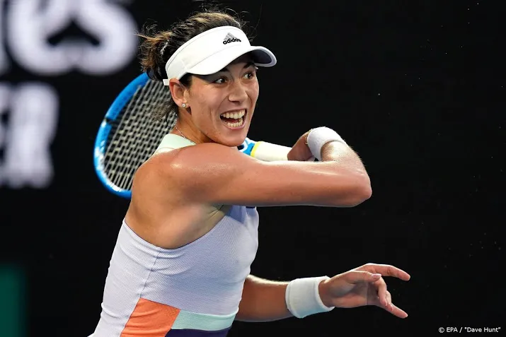 tennisster muguruza maakt indruk in melbourne
