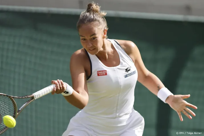 tennisster pattinama kerkhove door in kwalificatie us open