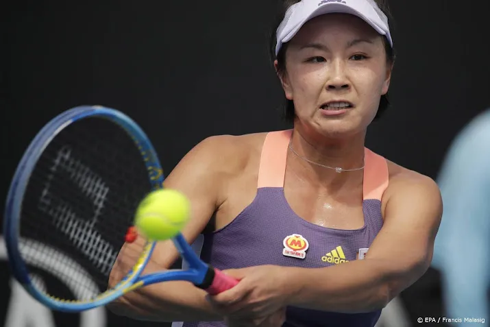 tennisster peng shuai ik ben nooit verdwenen
