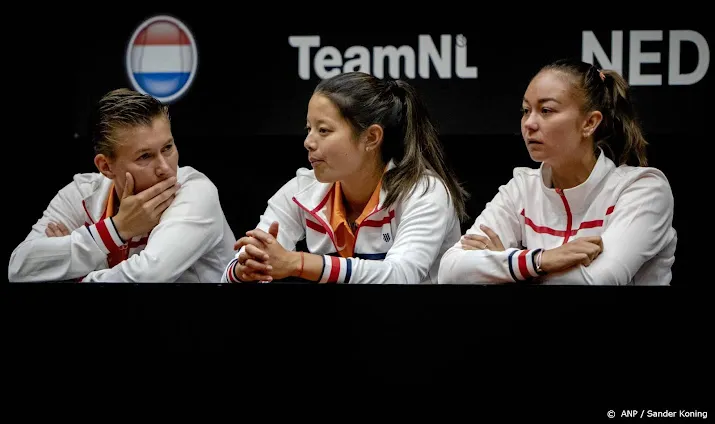 tennissters moeten thuisvoordeel tegen frankrijk opgeven