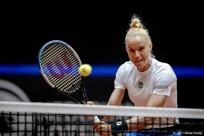 tennissters op achterstand tegen spanje na nederlaag rus