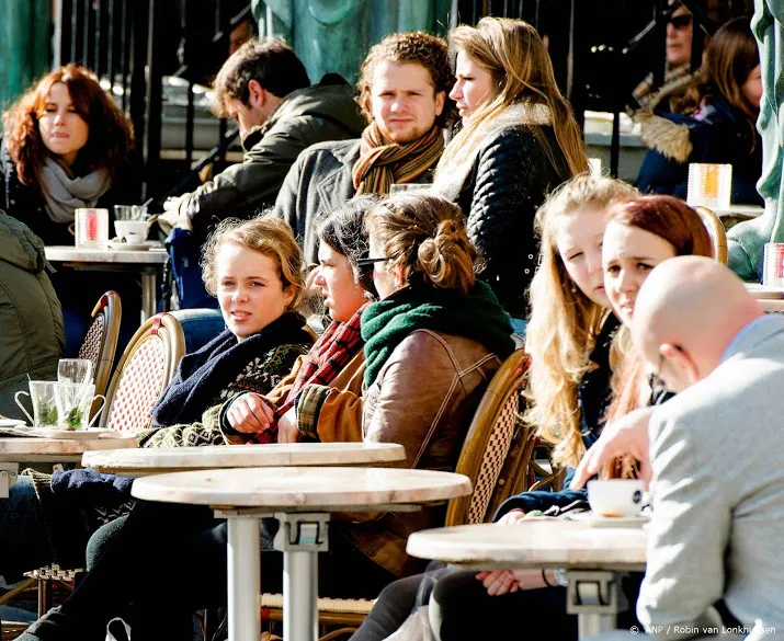 terrasweer in februari 15 graden en zon