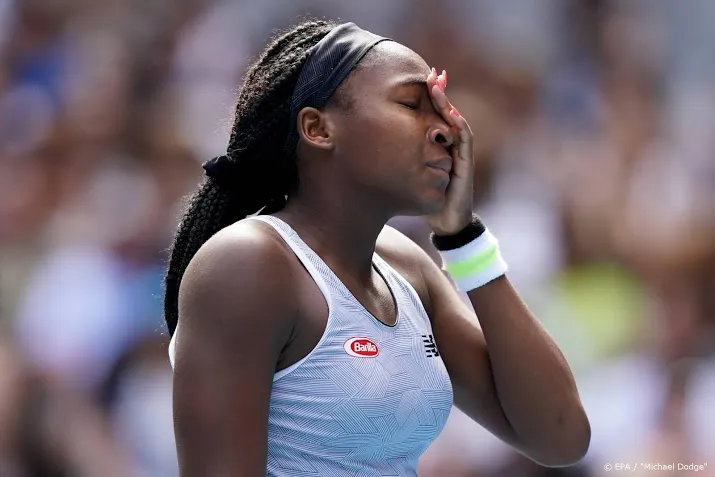 tienertalent gauff uitgeschakeld bij de australian open