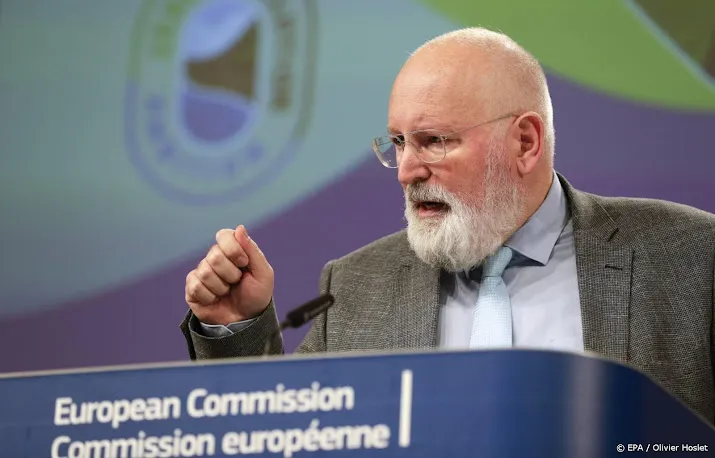 timmermans heel goed dat klimaatschade nu bespreekpunt is