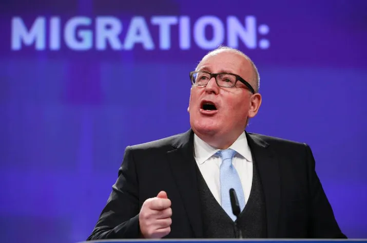 timmermans kiest zwaarste middel tegen polen