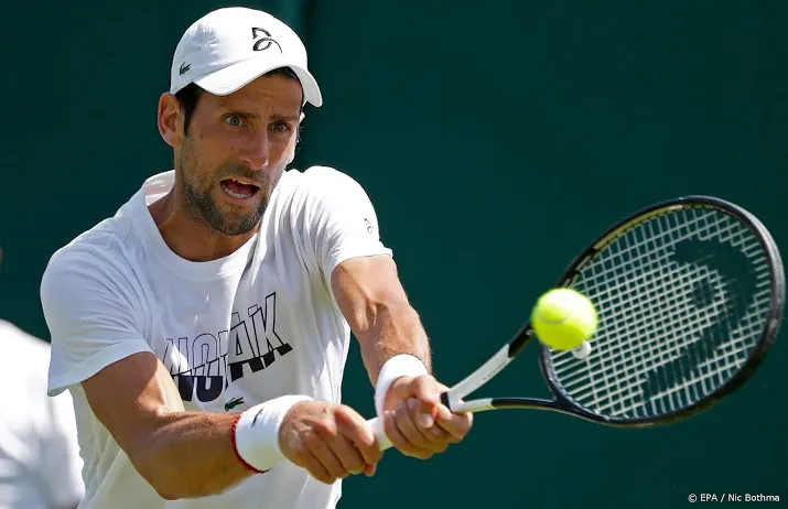 titelhouder djokovic opent op wimbledon