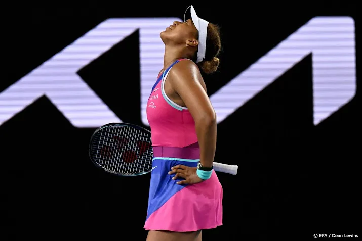 titelhoudster osaka in derde ronde australian open uitgeschakeld