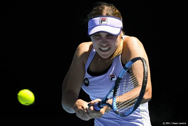 titelverdedigster sofia kenin uitgeschakeld op australian open