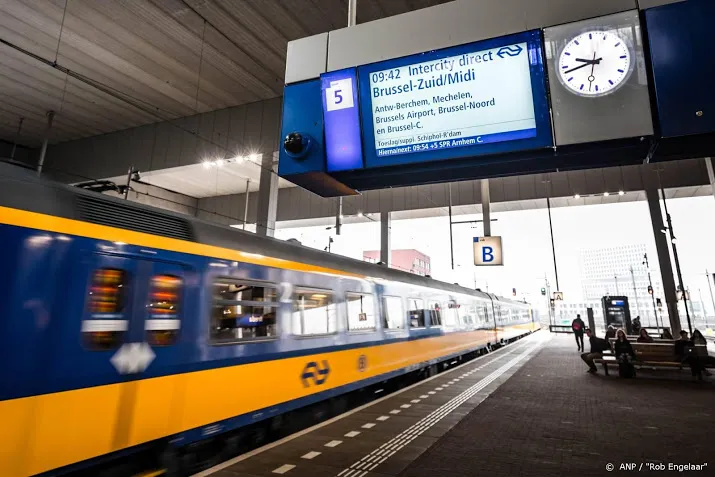 treinverkeer van en naar belgie vanaf vrijdag beperkt