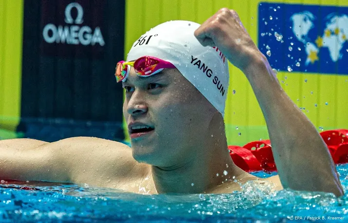 tweede titel omstreden chinese zwemmer sun