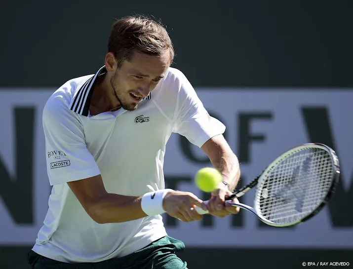 us open kampioen daniil medvedev uitgeschakeld op indian wells