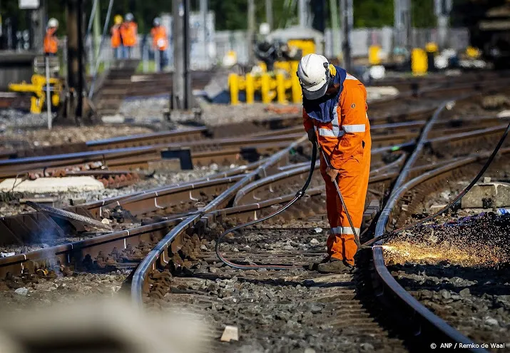 vaker overdag en doordeweeks hinder op spoor vanwege onderhoud