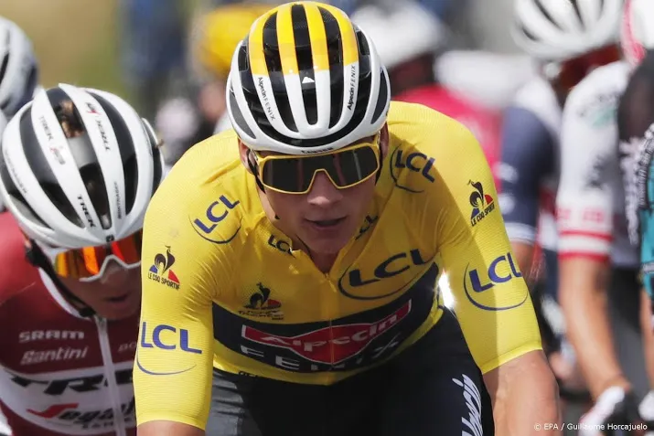 van der poel moest diep gaan om het geel te verdedigen