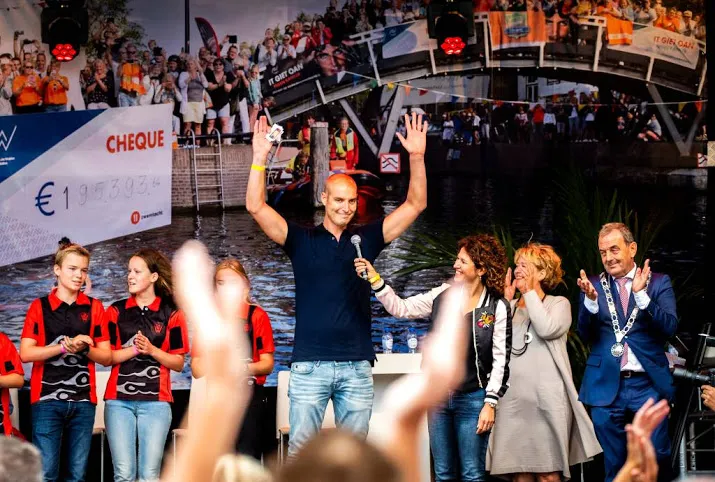 van der weijden haalde per meter 30 euro op