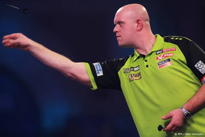 van gerwen begint premier league darts met nederlaag