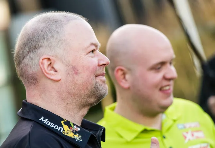 van gerwen en van barneveld in pl darts