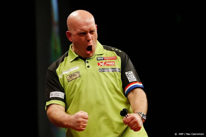 van gerwen via taaie schot murray naar derde ronde bij wk darts