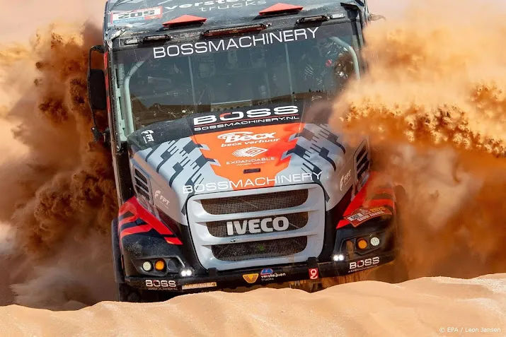 van kasteren kan zege in dakar rally bij trucks amper nog ontgaan