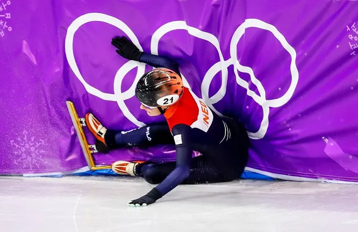 van kerkhof ondanks val in kwartfinale