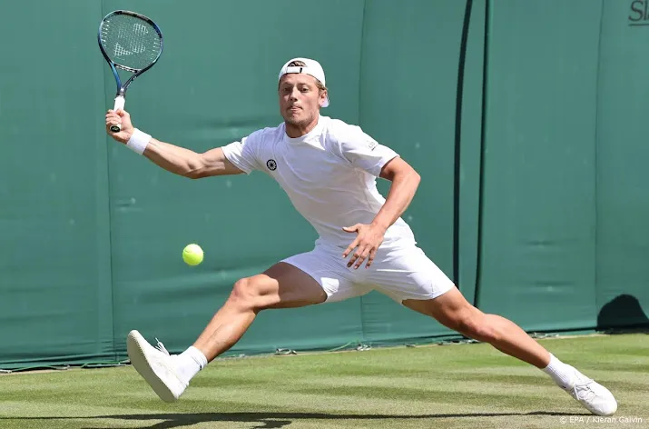 van rijthoven treft kampioen djokovic in vierde ronde wimbledon