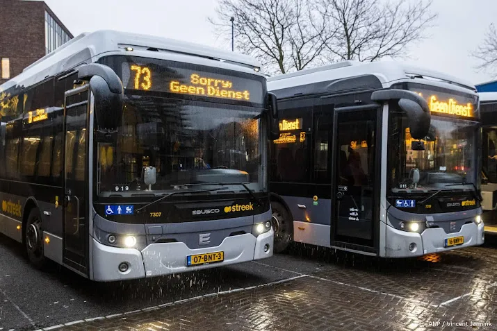 vanaf woensdag driedaagse staking buschauffeurs voor betere cao