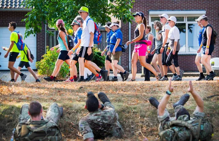 veel uitvallers op derde vierdaagsedag