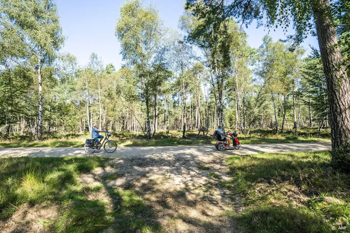 veluwe wordt verdeeld in stille en drukke delen