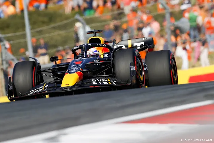 verstappen achtste in tweede training voor dutch gp in zandvoort