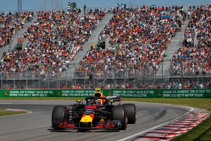 verstappen derde in canada vettel wint