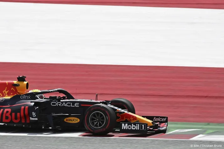 verstappen ook de snelste in tweede training oostenrijk