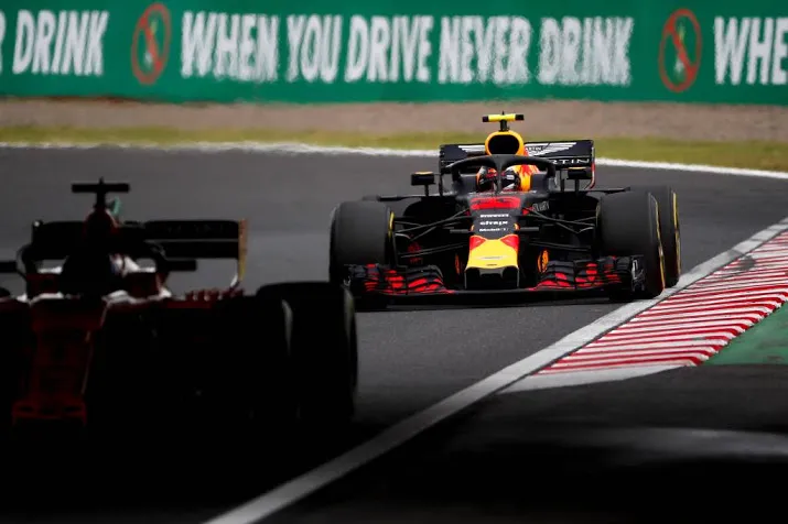 verstappen pakte derde startplek in japan