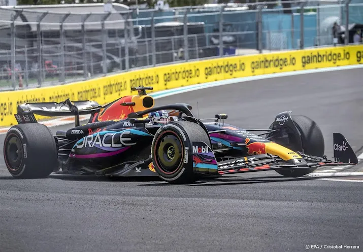 verstappen snelste in tweede vrije training gp miami