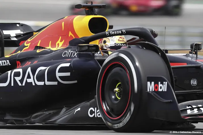 verstappen vijfde in tweede training vooraf aan sprintrace