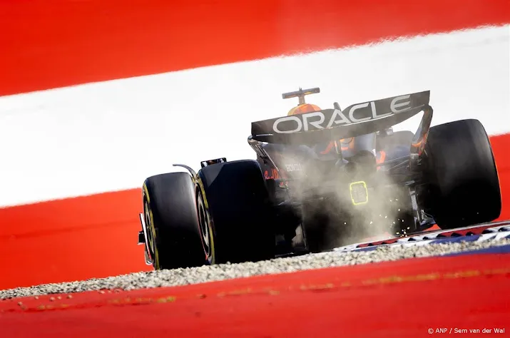 verstappen zaterdag vanaf pole bij sprintrace in oostenrijk