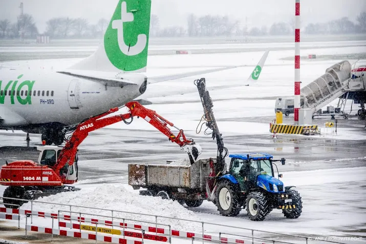 vertragingen vliegverkeer door winterweer