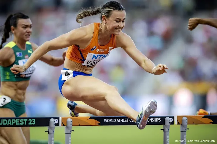 visser en klaver tonen vorm bij atletiekwedstrijd in polen