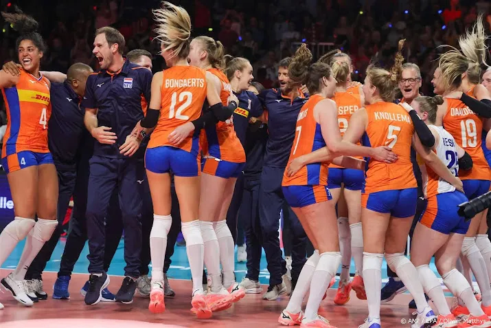 volleybalsters winnen eerste duel nations league van bulgarije