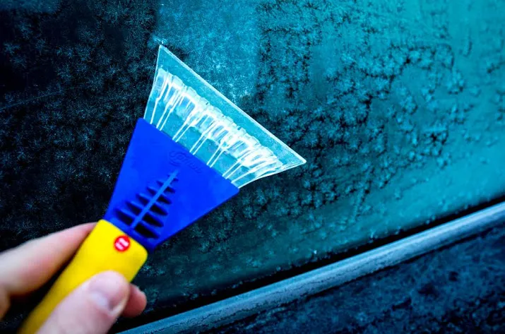voor het eerste deze winter strenge vorst