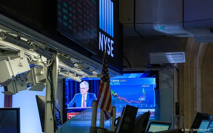 wall street opent licht in het rood