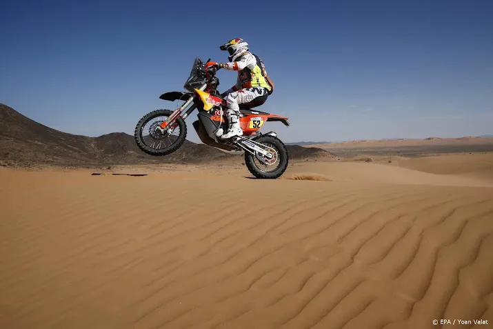 weer een nieuwe leider bij motoren in dakar rally