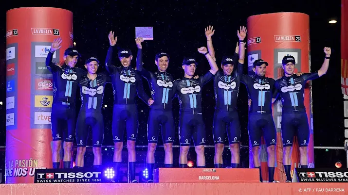 wielerploeg dsm firmenich wint kletsnatte ploegentijdrit vuelta