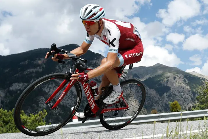 wielrenner lammertink uit vuelta